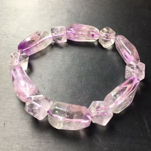 天然水晶手链 极光23 Aurora23crystal 紫水晶手串 Amethyst