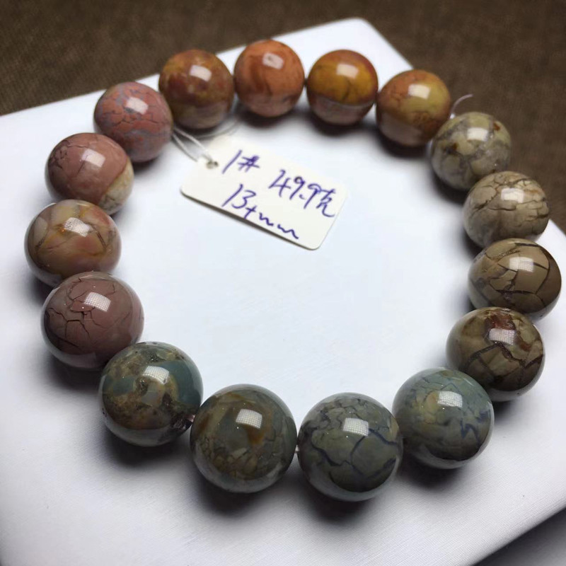 阿拉善手链 agate 矿坑微瑕 戈壁玛瑙 爆裂纹 carnelian 天然水晶