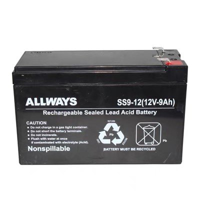 ALLWAYS SS9-12 蓄电池 12V9AH 铅酸免维护 UPS电源EPS安防储能