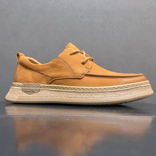 真皮软皮软底透气商务皮鞋 头层牛皮休闲鞋 尾货清仓鞋 外贸尾货男鞋