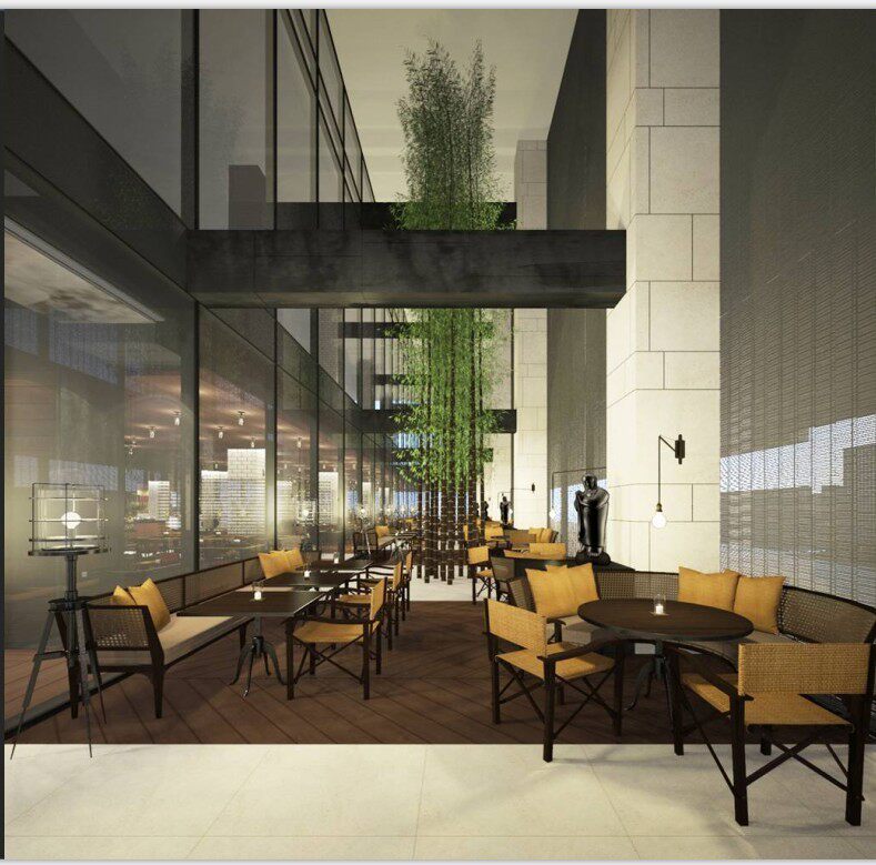 现代新中式简约风格 青岛涵碧楼酒店全套概念ppt方案 cad 效果图