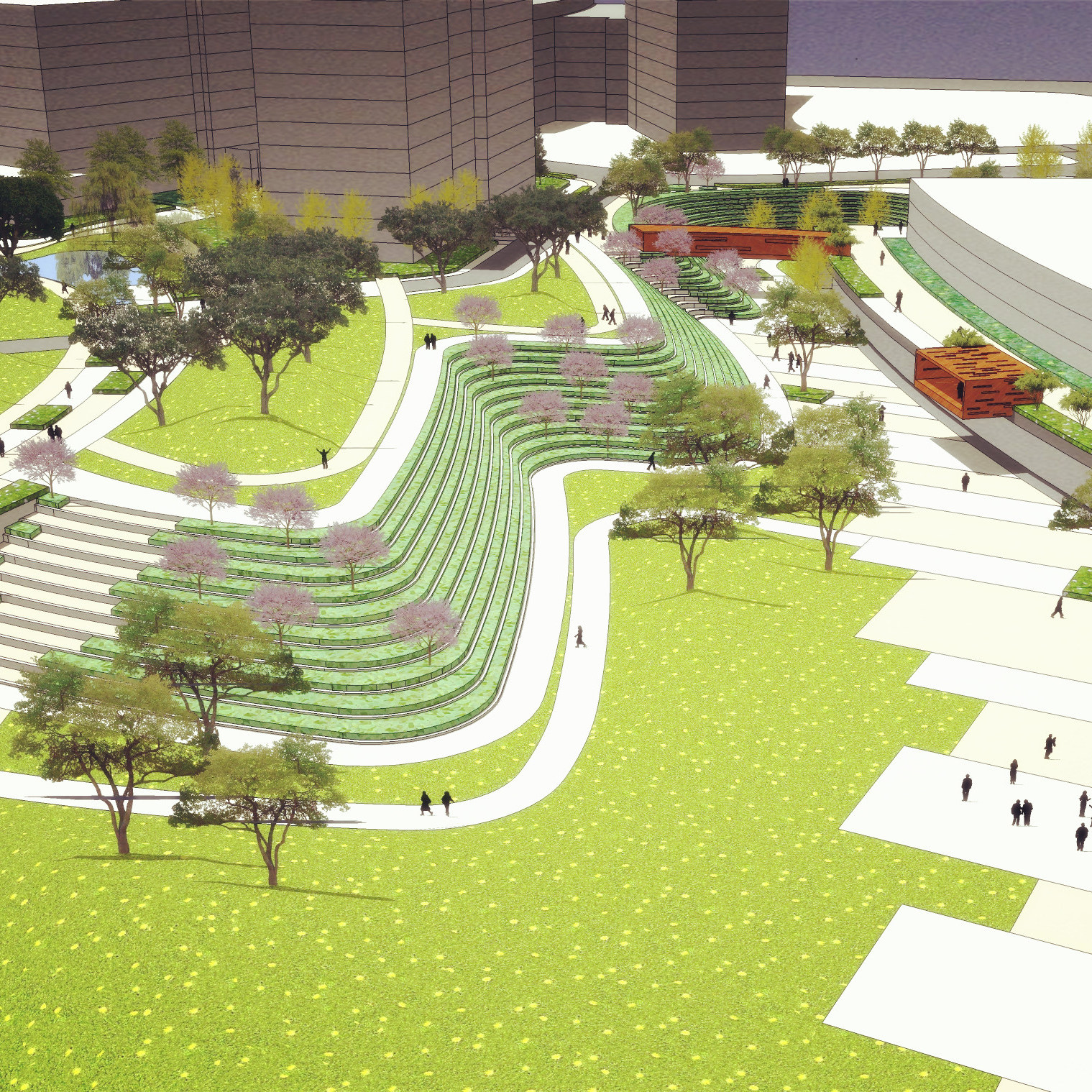 su Model Industrial Park Factory platform Height Handle courtyard Waterfront step Revetment skp Sketchin the Business affairs/Design Services, Design Services, Design Material/Source Files category - from Buy2taobao.com to provide professional Taobao agent buy service