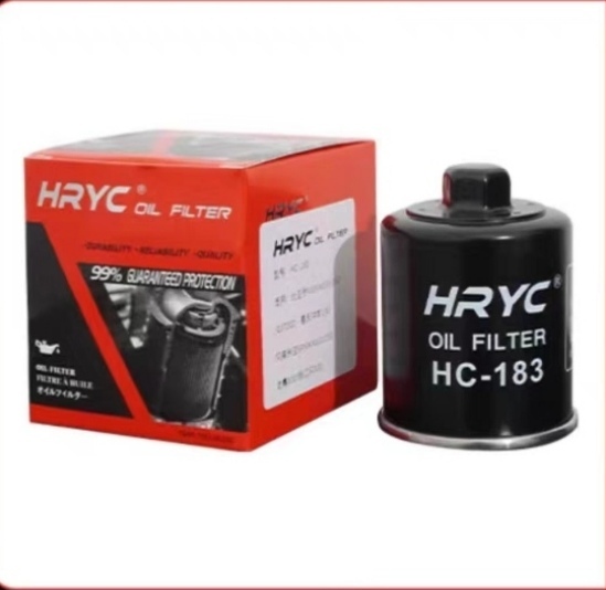 HRYC HC-183玻纤机油滤芯适用比亚乔VESRA300大韩GV300闪300龙嘉