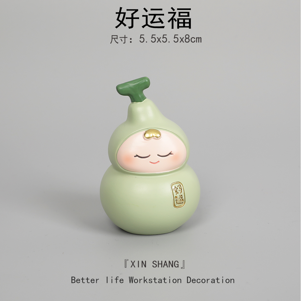 小葫芦福禄工位摆件保平安解压