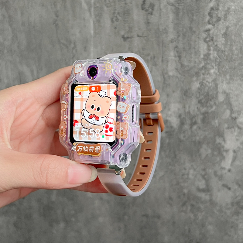 适用小天才电话手表表带挂脖套Z9/Z8/Z7/Z6a/Z6/Z5a/D2/D3保护壳