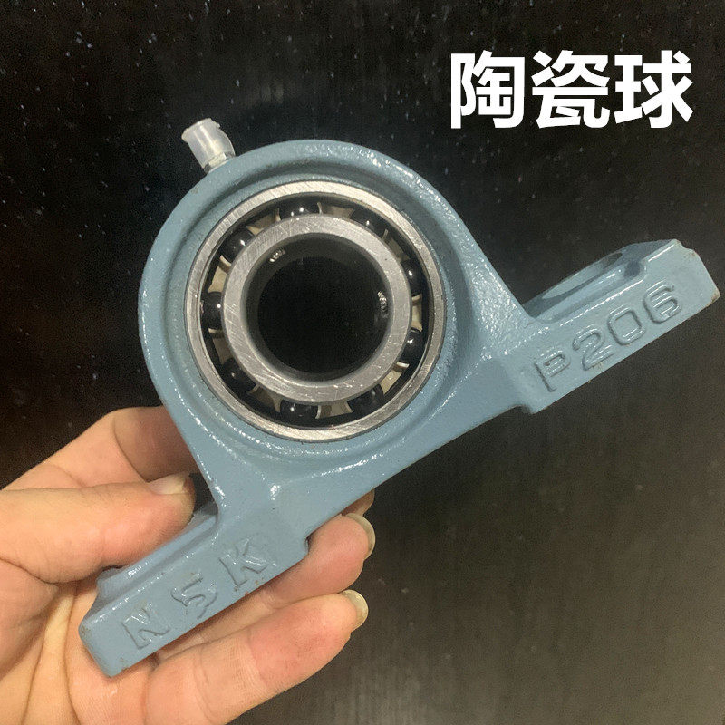 陶瓷球高速 轴承座高温SUCP204 205 206 207 208 209 210 212工具