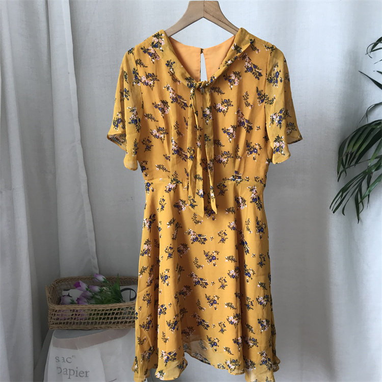 【OE】孤品S码夏季女装短袖连衣裙  23-3-2107