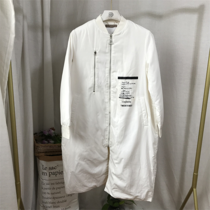 反季活动清仓100元 【艾】90白鸭绒羽绒服女冬绣花外 25-1-30