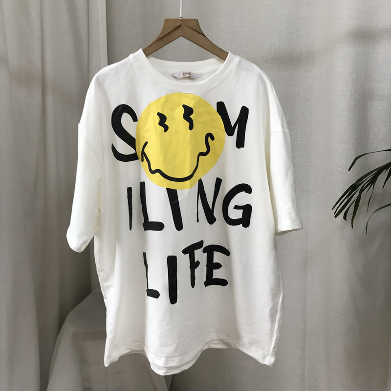 【yao】夏季女装短袖字母印花T恤  37-2-3023