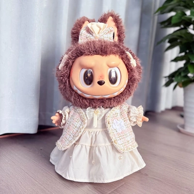 仅衣服】58cm拉布布衣服ZIMOMO娃衣搪胶LABUBU花糖泡芙裙套装可爱