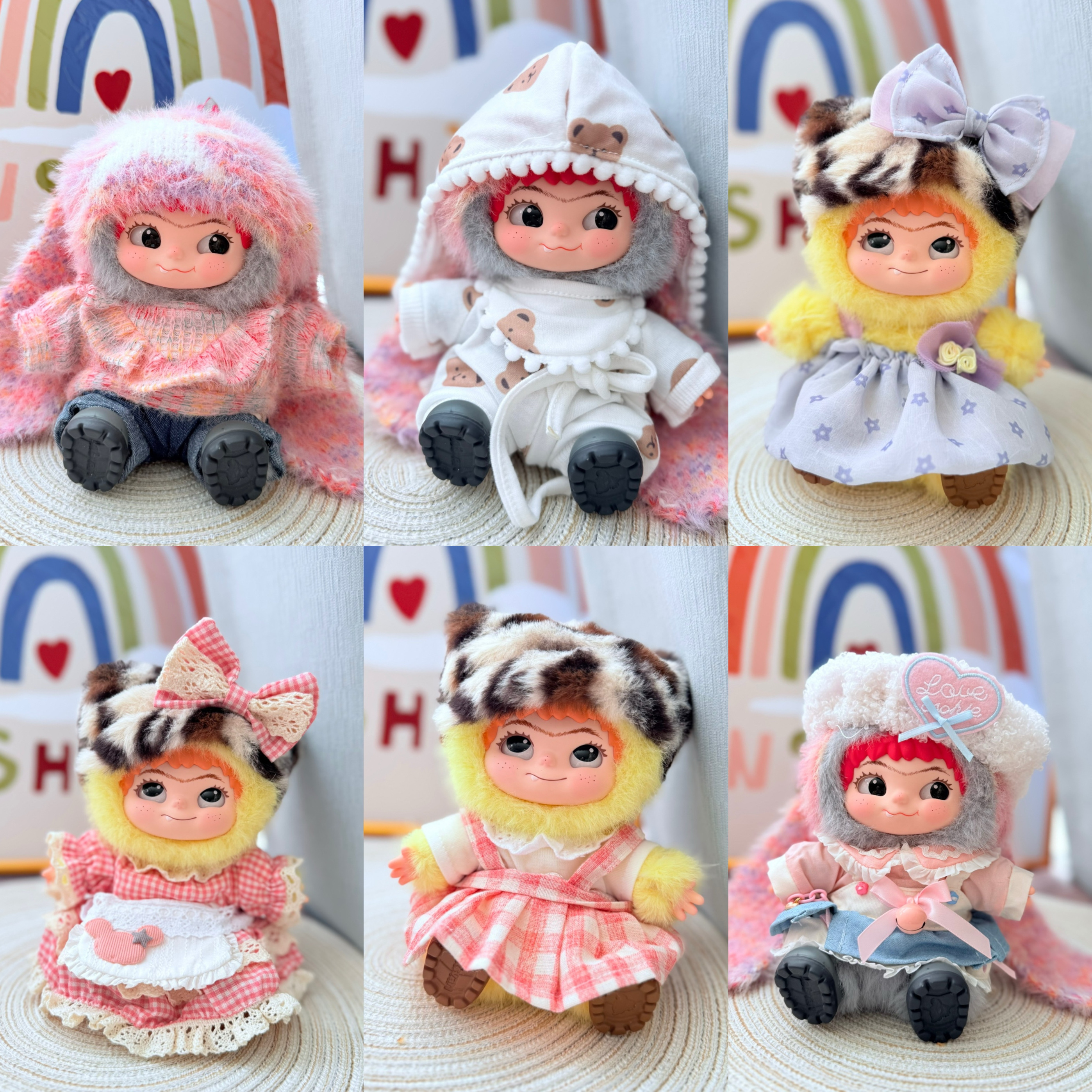 仅娃衣】明星同款甜馨WAKUKU哇库库潮趣派对系列盲盒玩偶可爱娃衣