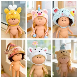 扮粉猪帽 装 24CM土豆娃娃Mia帽子手工小黄人头套土豆妹mia换装 时尚