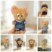 装 泰菲衣服老鼠杰瑞卫衣背带裤 卡通毛绒玩偶JERRY包挂换装 仅娃衣