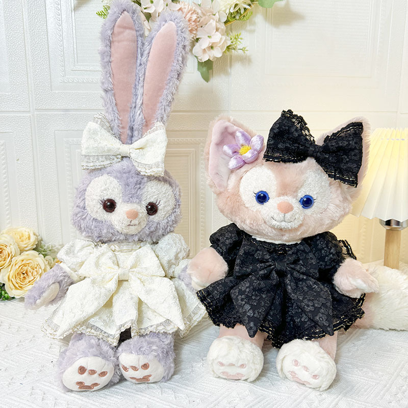 仅衣服】S号M号玲娜贝儿公仔着替贝儿小狐狸娃娃衣服金边礼服套装