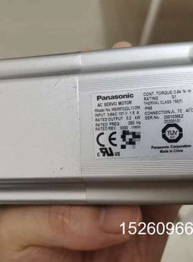 议价全新松下伺服电机MSMF022L1V2M，成色如图，功能完好，需二手