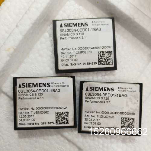 议价SINAMICS S120变频器CF卡，型号6SL30议价