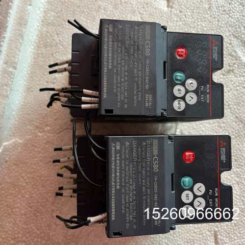 议价三菱变频器，FR-CS82S-042-60拆机两台，成色如图议价
