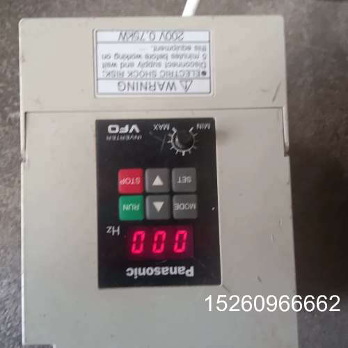 议价松下变频器BFV00072GK，0.75KW，220V，功能议价