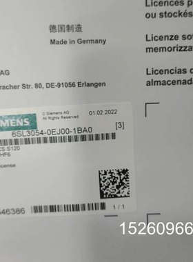 议价SINAMICS S120证，型号6SL305议价