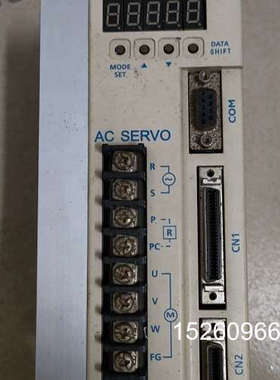 议价SMMC伺服驱动器SD20，100W功率，三相直流供电。拆机议价