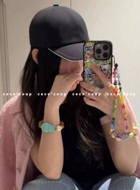 INSHUA 4/14 闭眼入！ 新品 26ss 经典黑色休闲鸭舌帽女