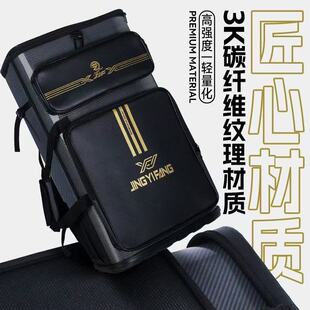 精艺坊欧式钓椅桶包防水渔具包大空间可装钓椅钓伞钓鱼双肩背包
