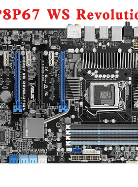 Asus/华硕 P8P67 WS Revolution工控主板1155针工作站双网口