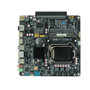 现货H310C IC侧插一体机主板带LVDS可斜插独立显卡支持6789代