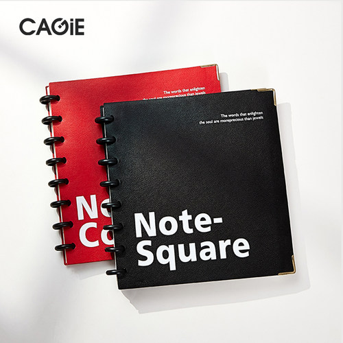 卡杰pu简约可拆卸内芯软皮本