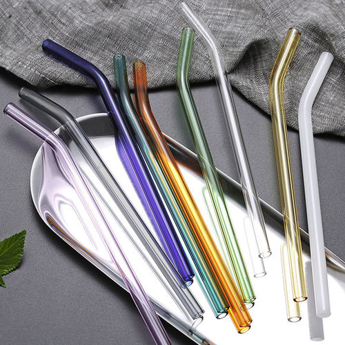 网红吸管喝饮料的吸管耐热玻璃耐高温艺术牛奶ins创意重复使用