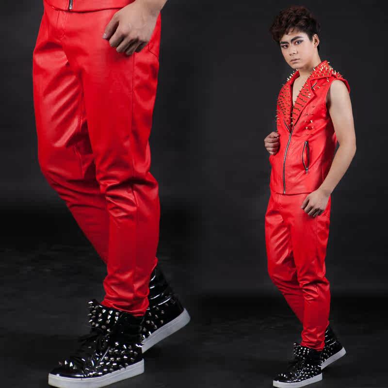 Pantalon cuir homme pour adolescent - Ref 1482871 Image 5