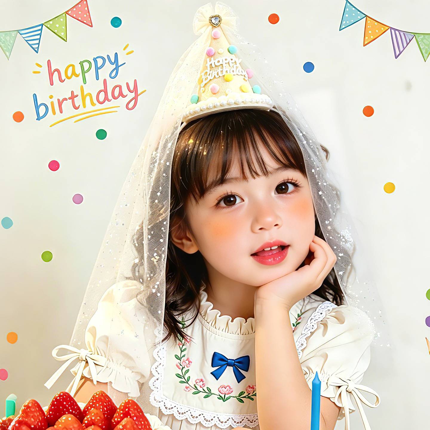 公主皇冠生日派对发箍