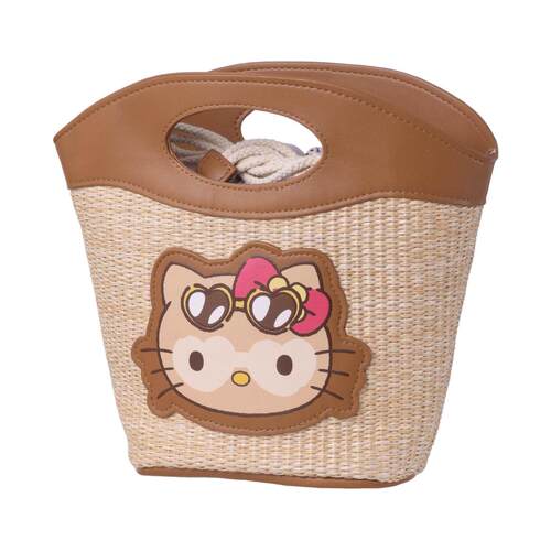名创优品HelloKitty夏日黑皮包