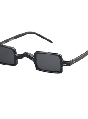 超小正方框墨镜复古男女
