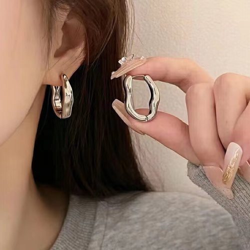 不规则几何耳扣女个性设计耳环气质简约冷淡风耳环女