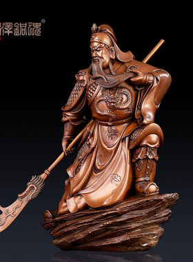 摆件武财神客厅关公像