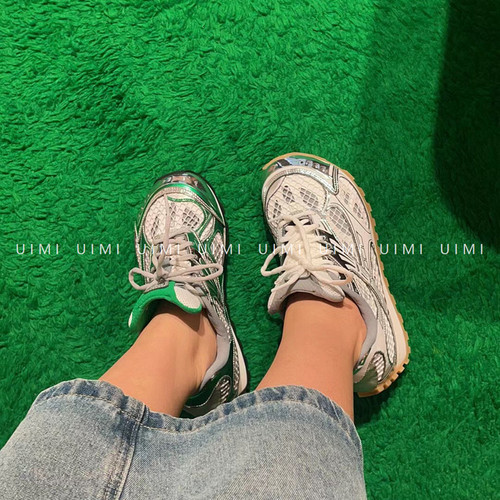 UIMI/ 爆款墙推！时尚orbit！24s拼色金属感厚底休闲运动鞋老爹鞋