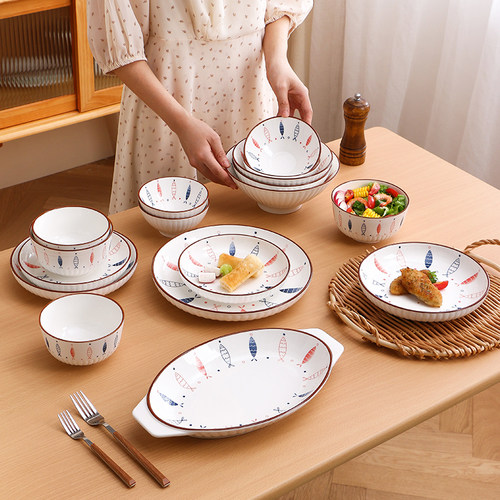 韵唐日式陶瓷餐具釉下彩