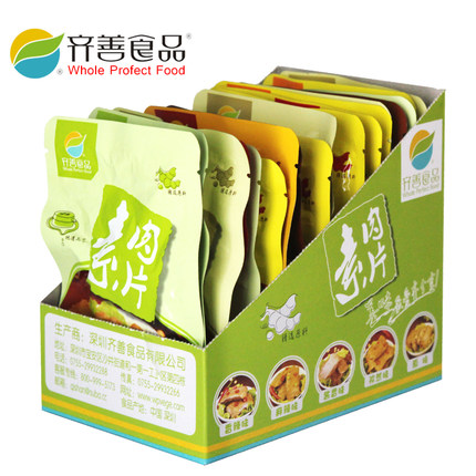 齐善素食26克素肉片纯素肉豆干