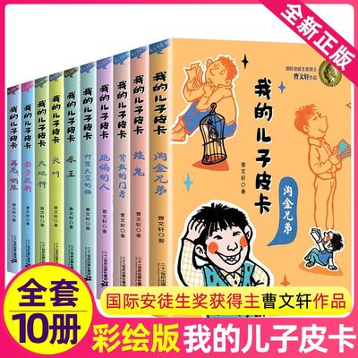 正版我的儿子皮卡系列全套10册尖叫尿王仰望天空的猫再见钢琴淘金兄弟影子灰狗矮鬼影子灰狗跑偏的人大地神曹文轩安徒生儿童文学