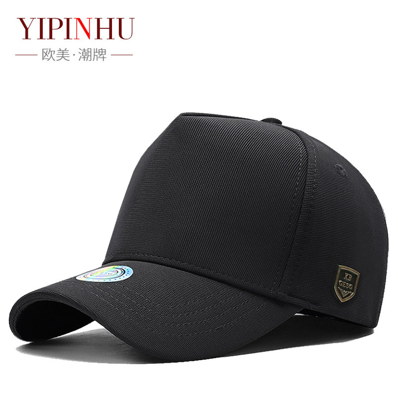YIPINHU大头围全封口帽男冬季棒球帽加绒加厚防寒保暖鸭舌光头帽