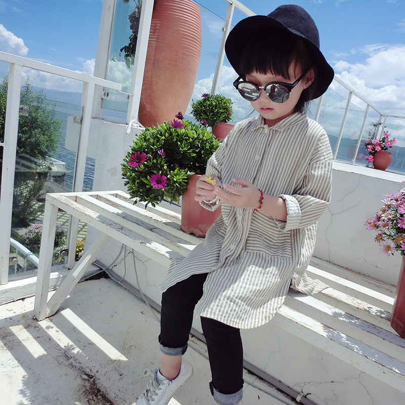 Chemise fille à manche longue - Ref 2084565 Image 1