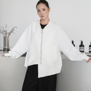 纯色高级感上衣潮 小众不规则外套女2026春秋新款 BEST原创经典 个性