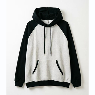 青少年港风时尚 Z096 拼色男女休闲卫衣 新款 2026春季 满两件 包邮