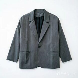 Z1421【满两件包邮】2026秋季新款青少年港风简约休闲西装外套潮