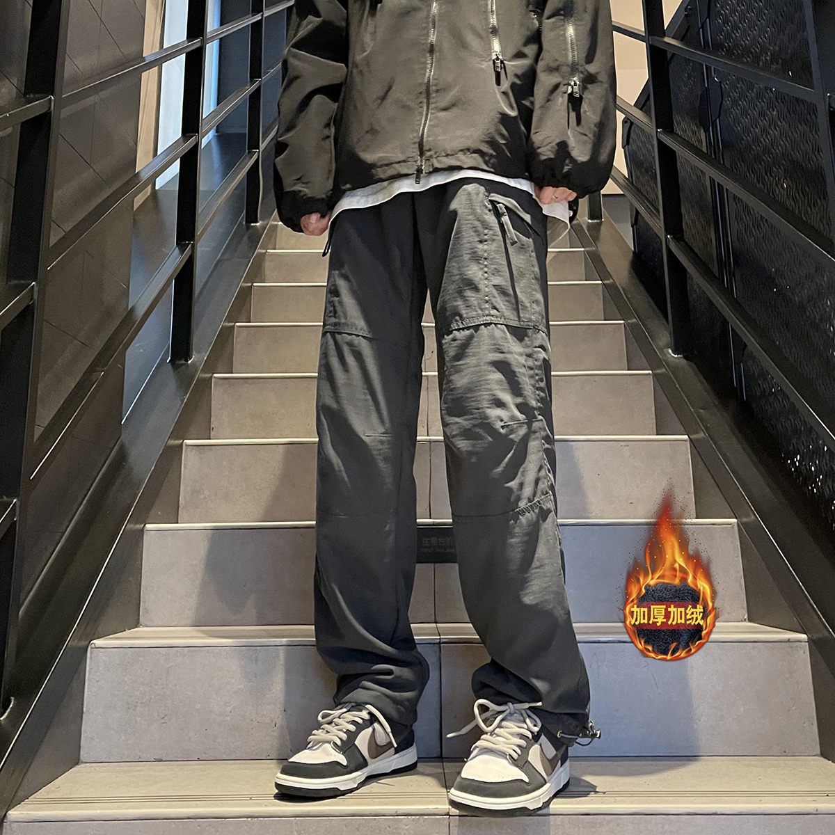 长裤宽松休闲港风潮流休闲裤