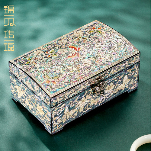 螺钿漆器首饰盒手工高档非遗礼物