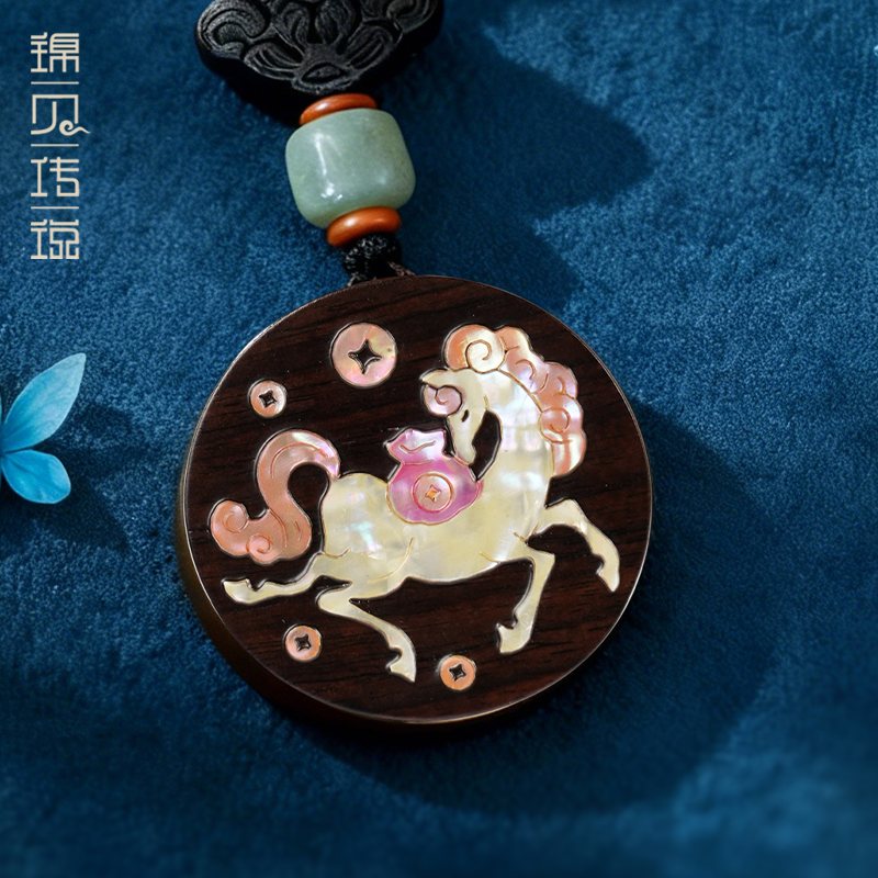 锦贝传说十二生肖马挂件饰品檀木质汽车钥匙扣挂饰保平安钥匙挂饰,节庆用品/礼品,挂饰/生肖挂饰,淘宝优惠券,粉丝福利购,淘宝优惠卷