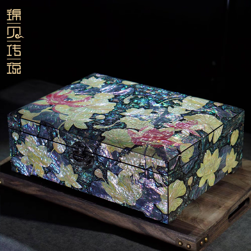 锦贝传说螺钿漆器首饰盒结婚礼物送闺蜜生日礼物送妈妈纪念日礼盒