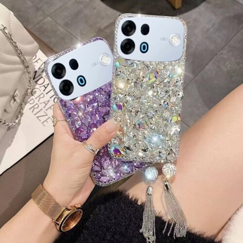 适用OPPOA7ProMax满钻手机壳opporeno16pro奢华水钻A5PRO全包防摔A6女款A6sPro软壳reno151413高档新款闪钻A1